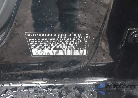 2017 Volkswagen Jetta 1.4T S z USA, uszkodzony, nr VIN 3VW167AJ3HM247599